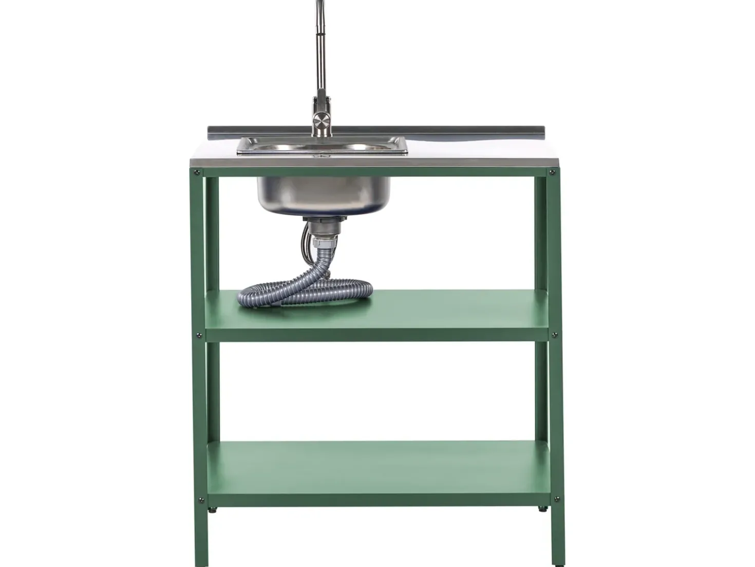 Set cucina da esterno 2 elementi con lavello VILAMA Verde