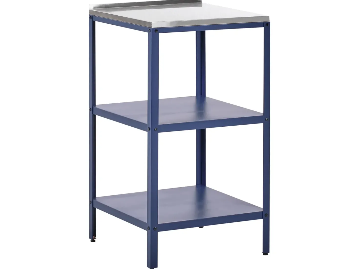Set cucina da esterno 3 elementi con lavello VILAMA Metallo Blu