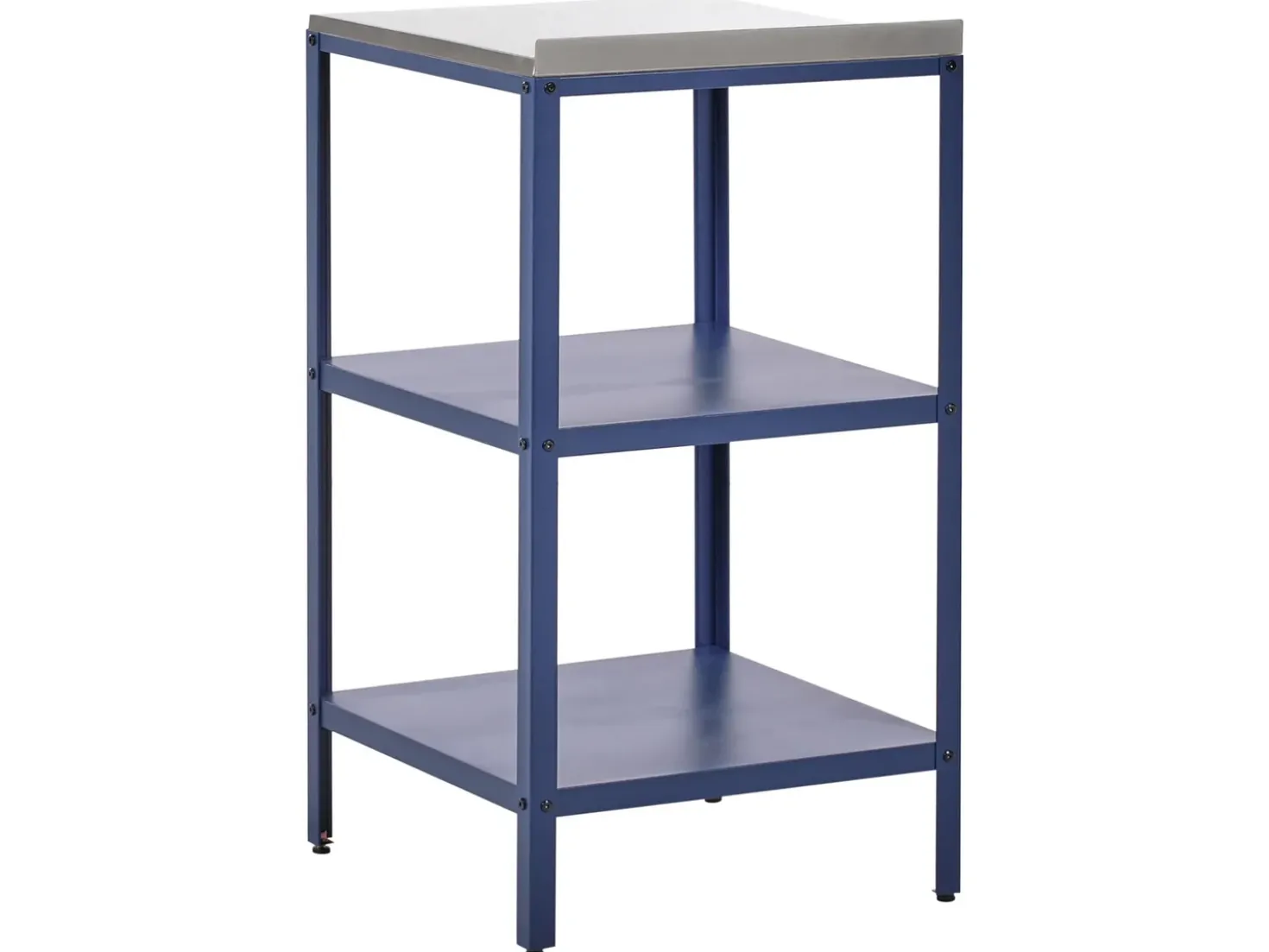 Set cucina da esterno 3 elementi con lavello VILAMA Metallo Blu