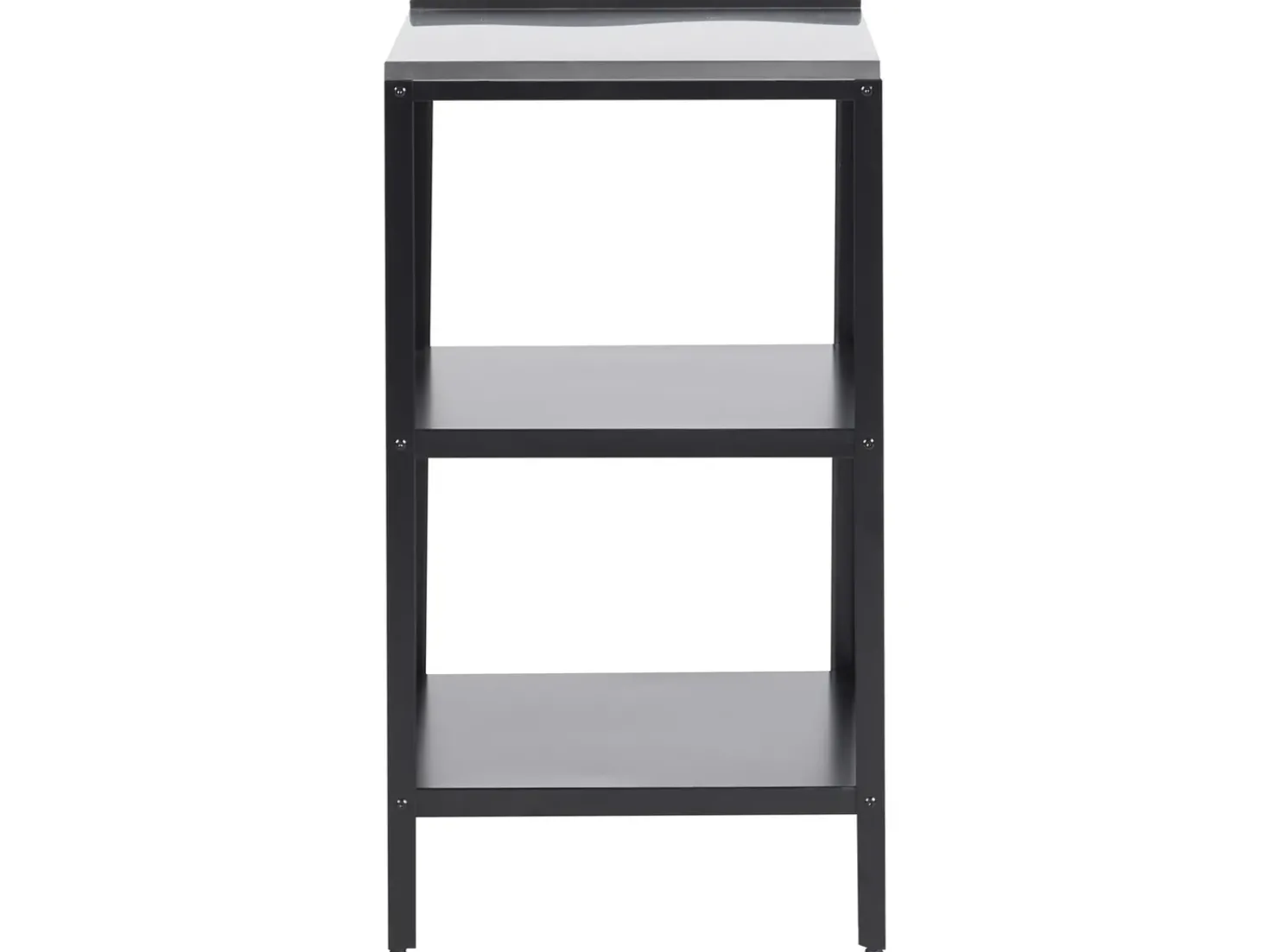 Set cucina da esterno 3 elementi con lavello VILAMA Metallo Nero