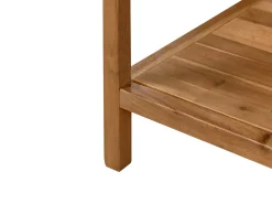 Set cucina da esterno 3 elementi con lavello VENOSA Legno d'acacia Marrone/Nero