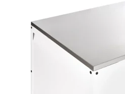 Set cucina da esterno 3 elementi con lavello MAENZA Metallo Bianco