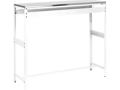 Set cucina da esterno 3 elementi con lavello MAENZA Metallo Bianco