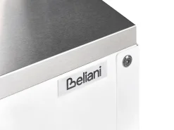 Set cucina da esterno 3 elementi con lavello MAENZA Metallo Bianco
