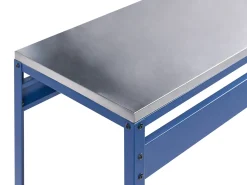 Set cucina da esterno 2 elementi con tavolo da bar MAENZA Metallo Blu