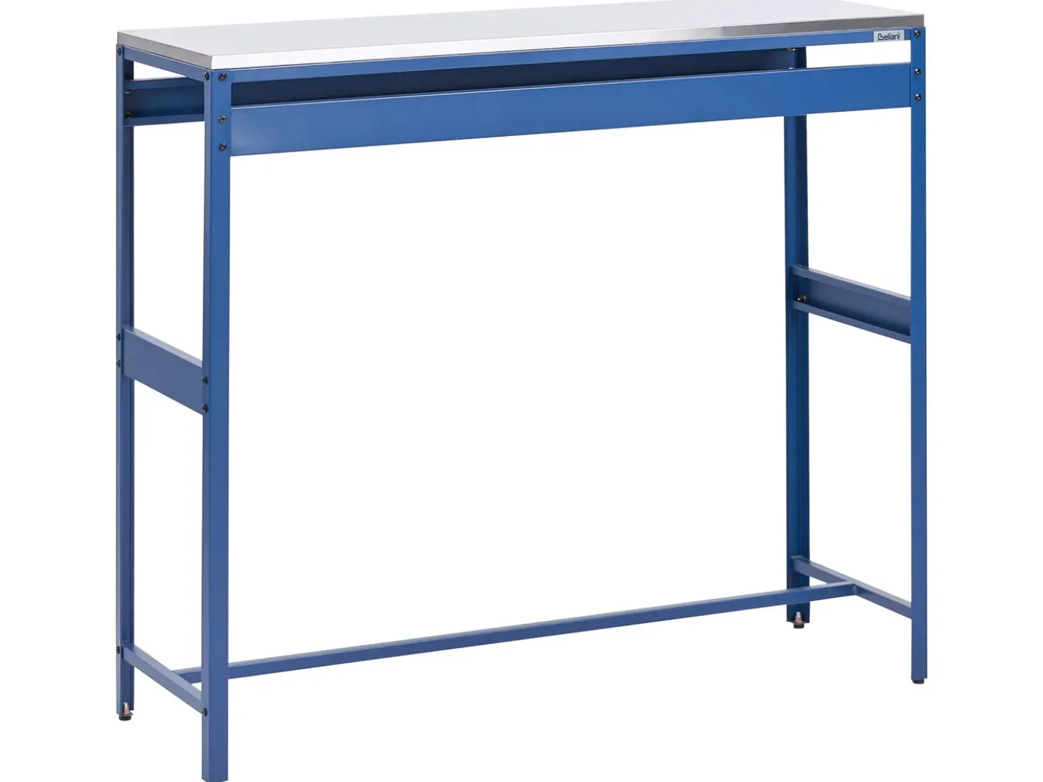 Set cucina da esterno 2 elementi con tavolo da bar MAENZA Metallo Blu