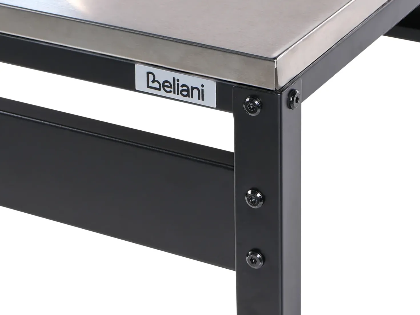 Set cucina da esterno 3 elementi con lavello MAENZA Metallo Nero