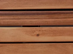 Set cucina da esterno 3 elementi con lavello BRUCOLI Legno d'acacia Marrone/Nero