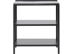 Set cucina da esterno 3 elementi con lavello VILAMA Metallo Nero