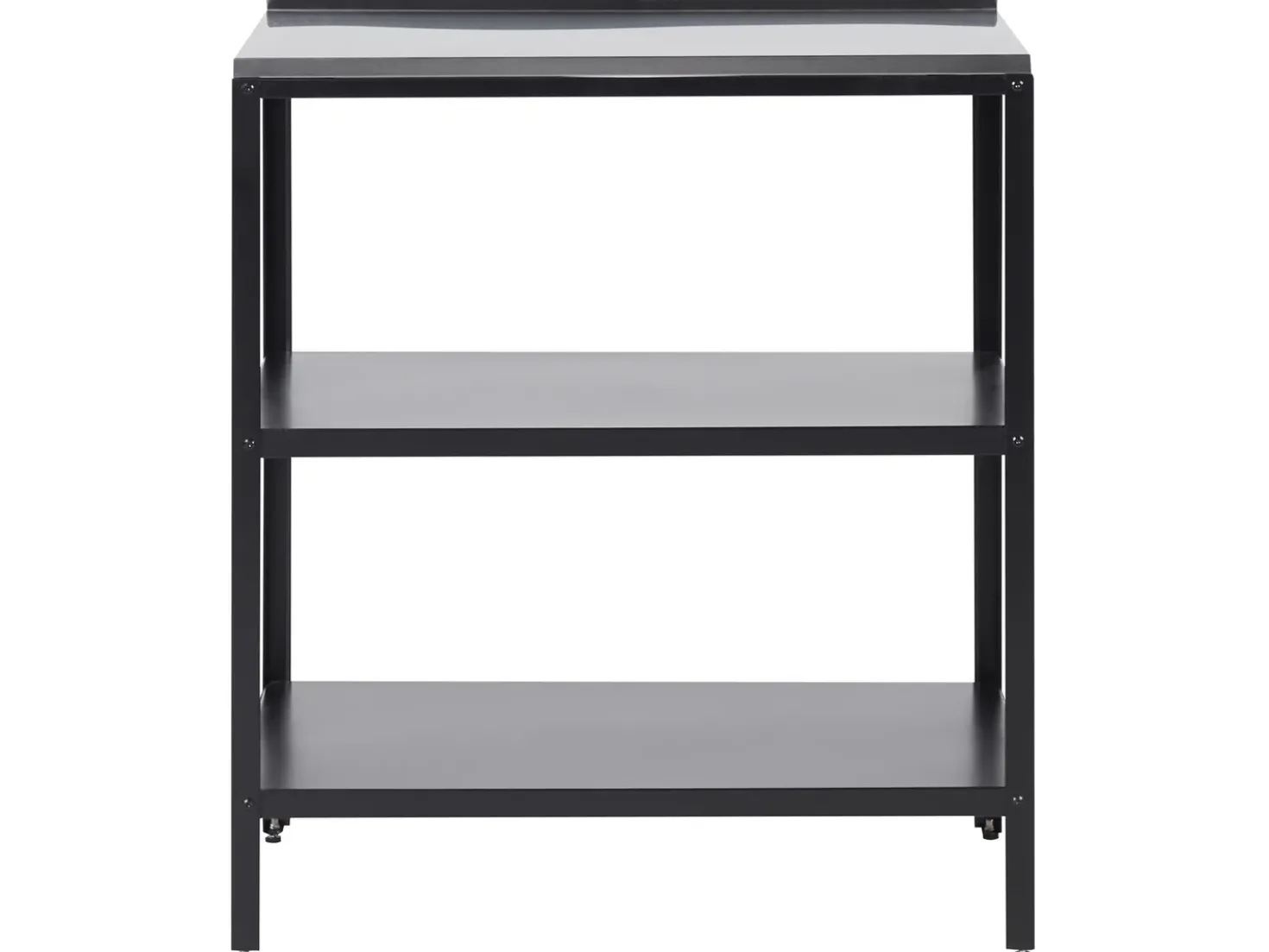 Set cucina da esterno 3 elementi con lavello VILAMA Metallo Nero