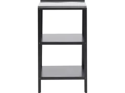 Set cucina da esterno 3 elementi con lavello VILAMA Metallo Nero