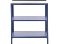 Set cucina da esterno 3 elementi con lavello VILAMA Metallo Blu