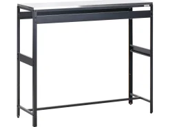 Set cucina da esterno 2 elementi con lavello MAENZA Metallo Nero