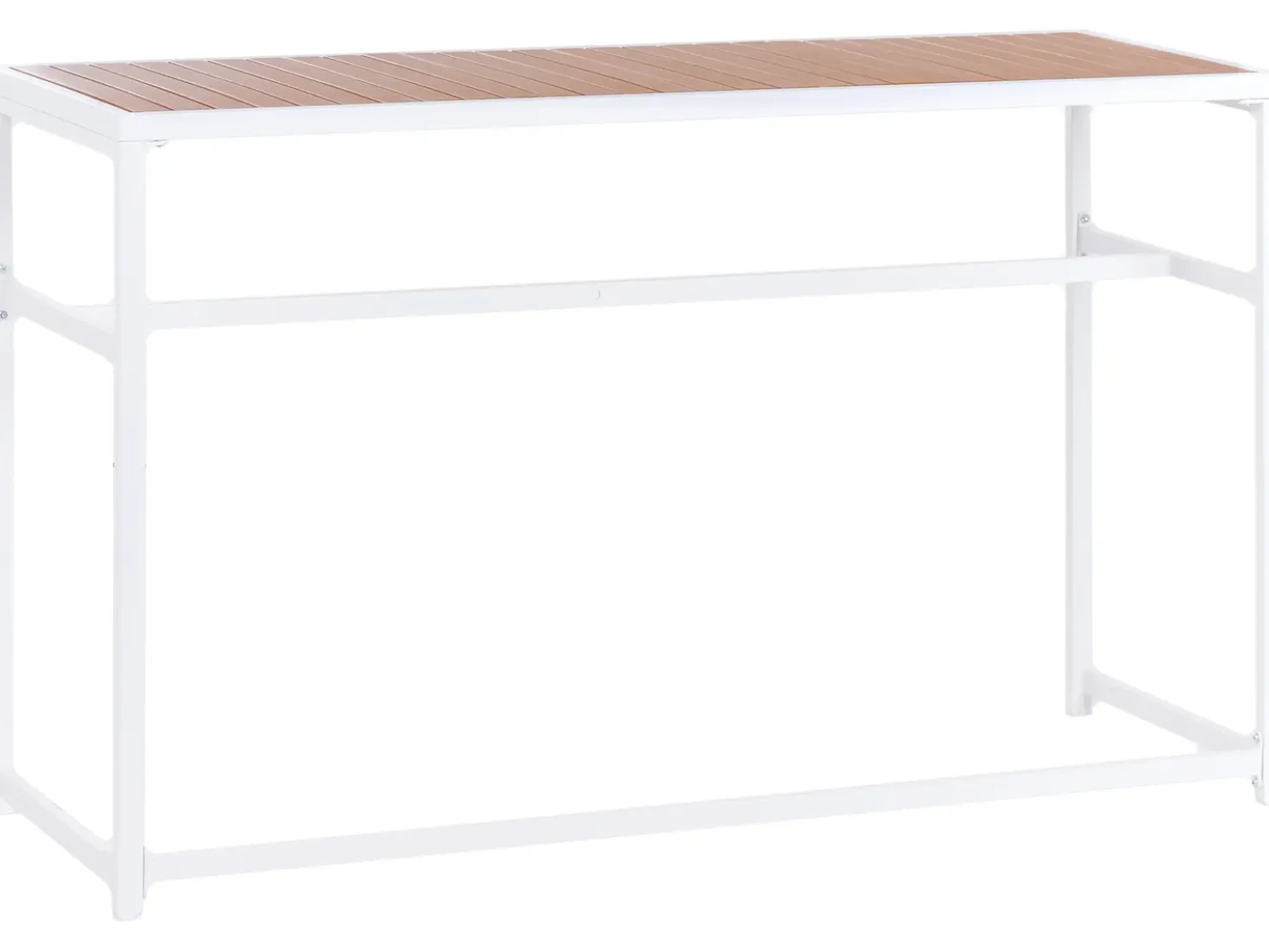 Set cucina da esterno con lavello AVETRANA Metallo Marrone/Bianco