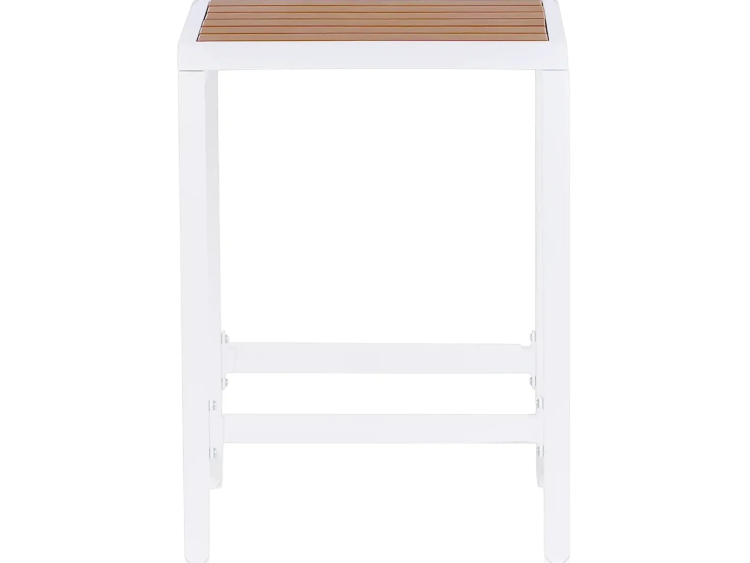 Set cucina da esterno con lavello AVETRANA Metallo Marrone/Bianco