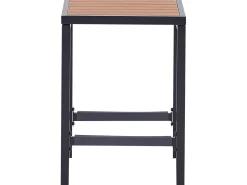 Set cucina da esterno con lavello AVETRANA Metallo Nero
