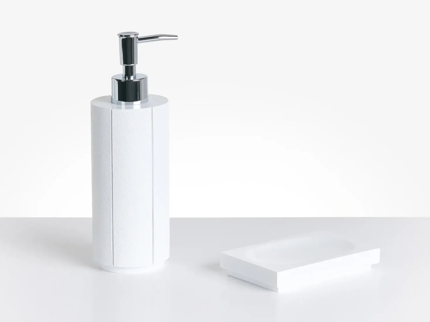 Set da 5 accessori per il bagno HUALLAGA Bianco