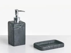 Set da 5 accessori per il bagno VILCANOTA Marmo nero