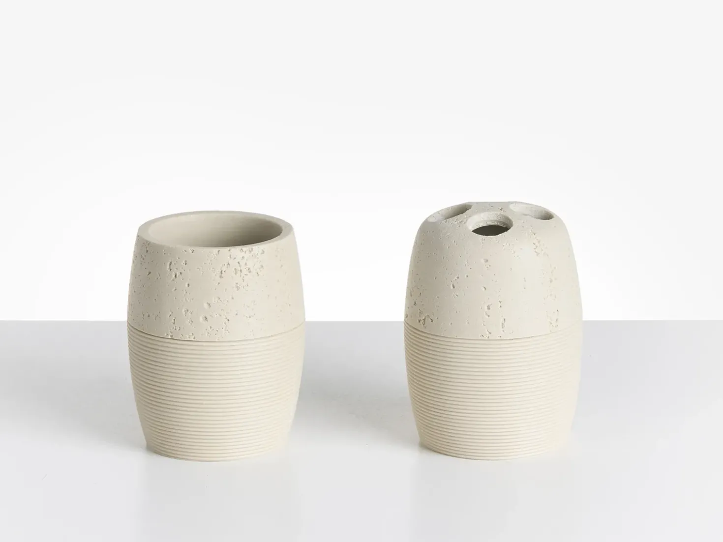 Set da 5 accessori per il bagno YARAPA Beige chiaro