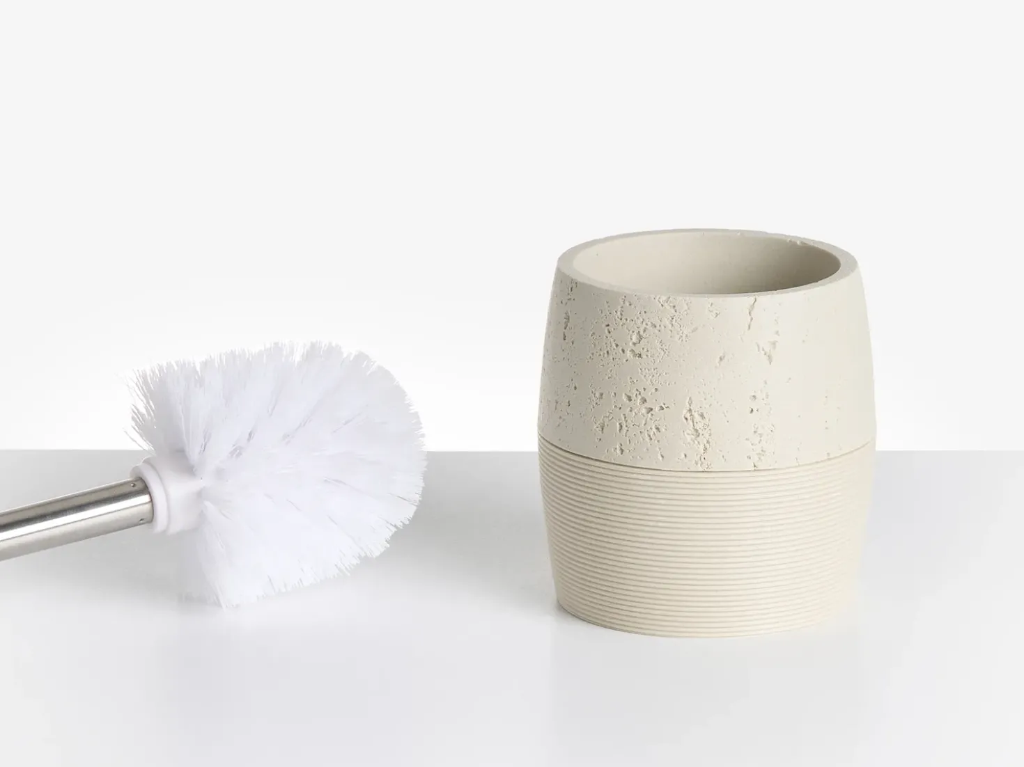Set da 5 accessori per il bagno YARAPA Beige chiaro