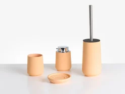Set da 4 accessori per il bagno SUCHES Arancione