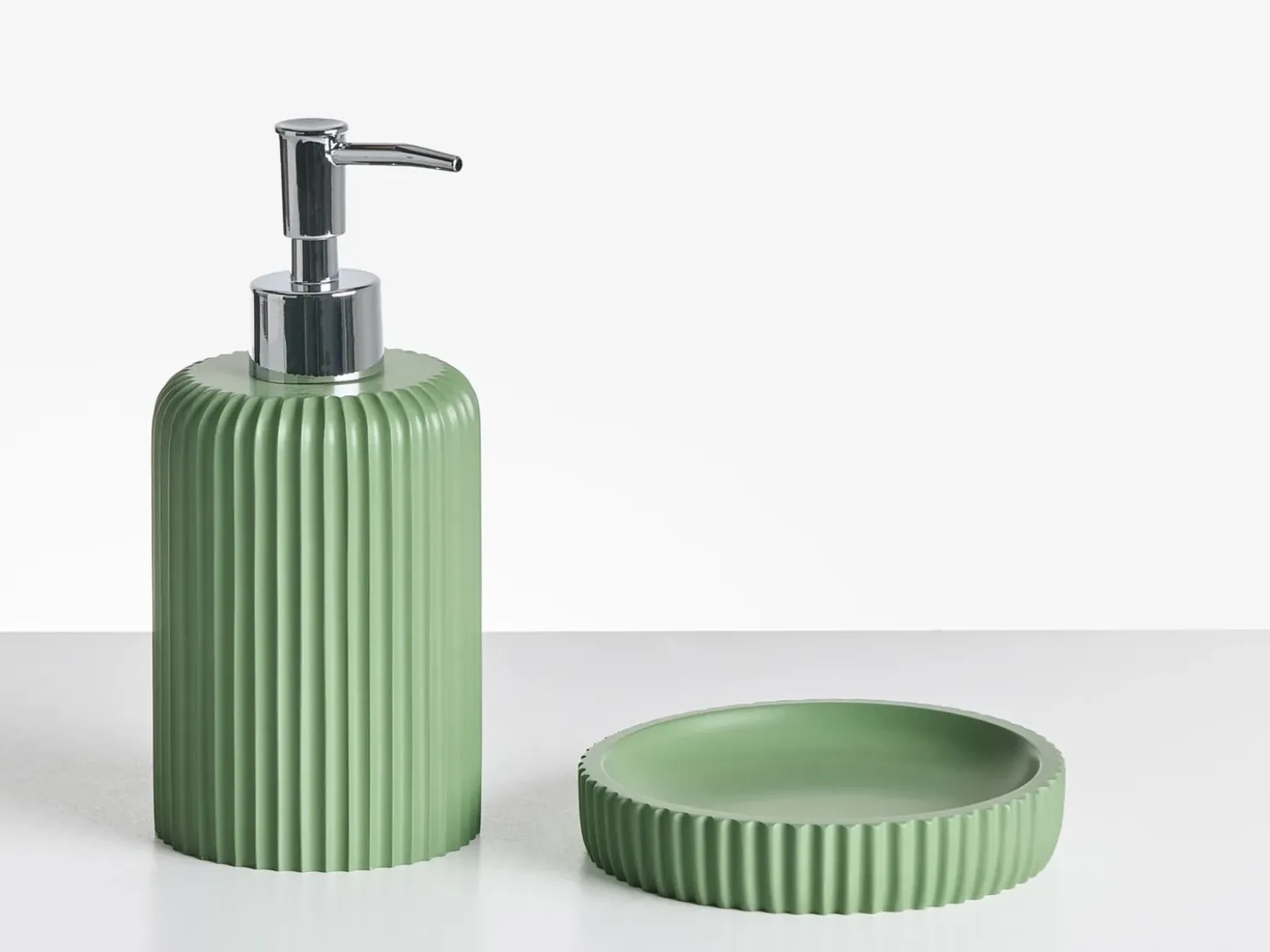 Set da 5 accessori per il bagno CAMANA Verde