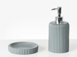 Set da 5 accessori per il bagno CAMANA Grigio chiaro