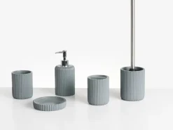 Set da 5 accessori per il bagno CAMANA Grigio chiaro