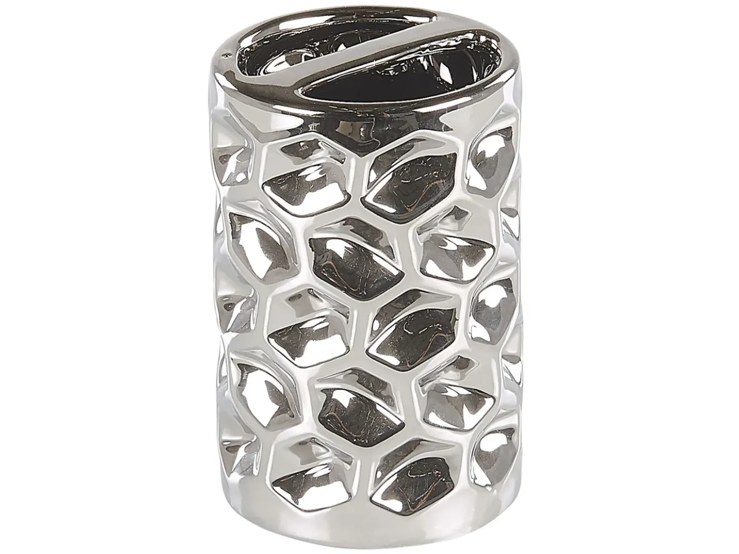 Set da 5 accessori per il bagno TIRUA Ceramica Argento