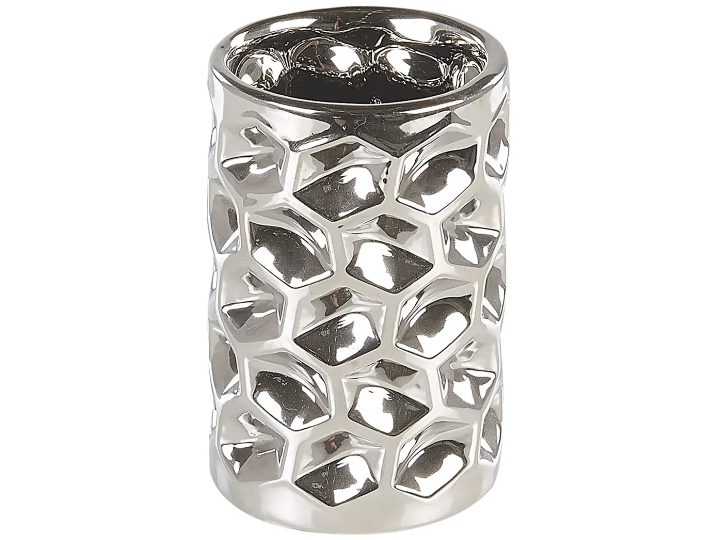Set da 5 accessori per il bagno TIRUA Ceramica Argento