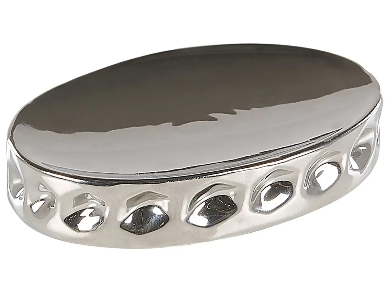 Set da 5 accessori per il bagno TIRUA Ceramica Argento