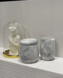 Set da 6 accessori per il bagno CALLELA Ceramica Bianco