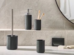 Set da 5 accessori per il bagno HUALLAGA Nero