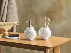 Set da 3 accessori per il bagno SHELL Ceramica Bianco