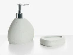 Set da 5 accessori per il bagno COATA Grigio chiaro