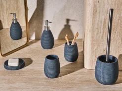 Set da 5 accessori per il bagno QUILCA Blu scuro