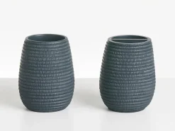 Set da 5 accessori per il bagno QUILCA Blu scuro