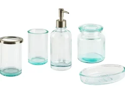 Set da 5 accessori per il bagno AMARGA Vetro Verde