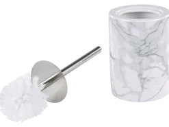 Set da 4 accessori per il bagno ARAUCO Ceramica Marmo bianco