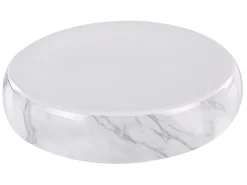 Set da 4 accessori per il bagno ARAUCO Ceramica Marmo bianco