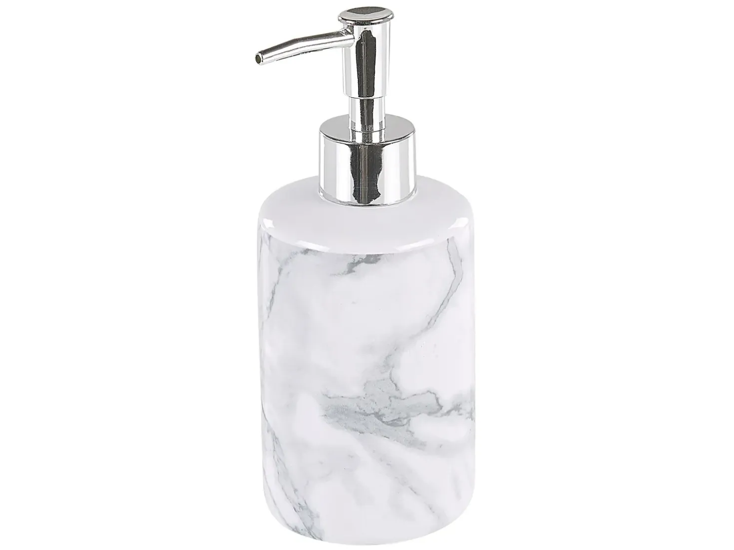 Set da 4 accessori per il bagno ARAUCO Ceramica Marmo bianco