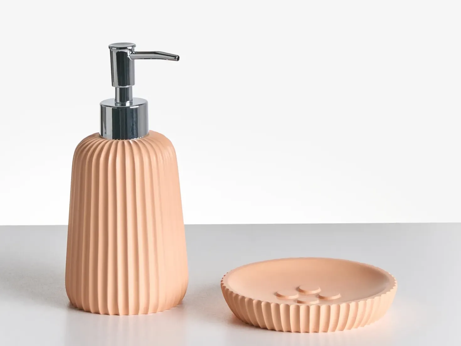 Set da 5 accessori per il bagno POZUZO Arancione