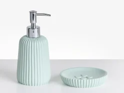 Set da 5 accessori per il bagno POZUZO Verde menta