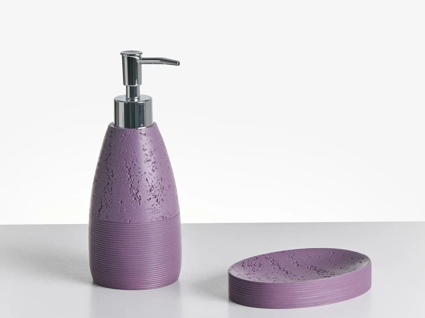 Set da 5 accessori per il bagno YARAPA Viola