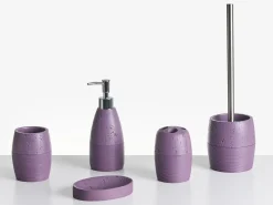 Set da 5 accessori per il bagno YARAPA Viola