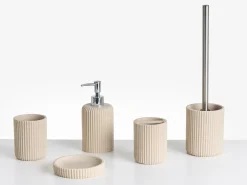 Set da 5 accessori per il bagno CAMANA Beige chiaro