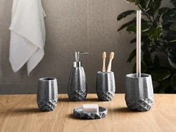 Set da 5 accessori per il bagno SAMIRIA Grigio