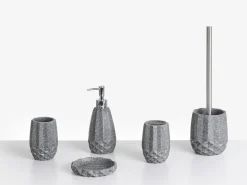 Set da 5 accessori per il bagno SAMIRIA Grigio