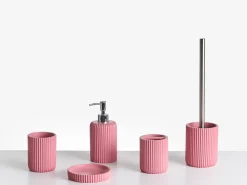Set da 5 accessori per il bagno CAMANA Rosa