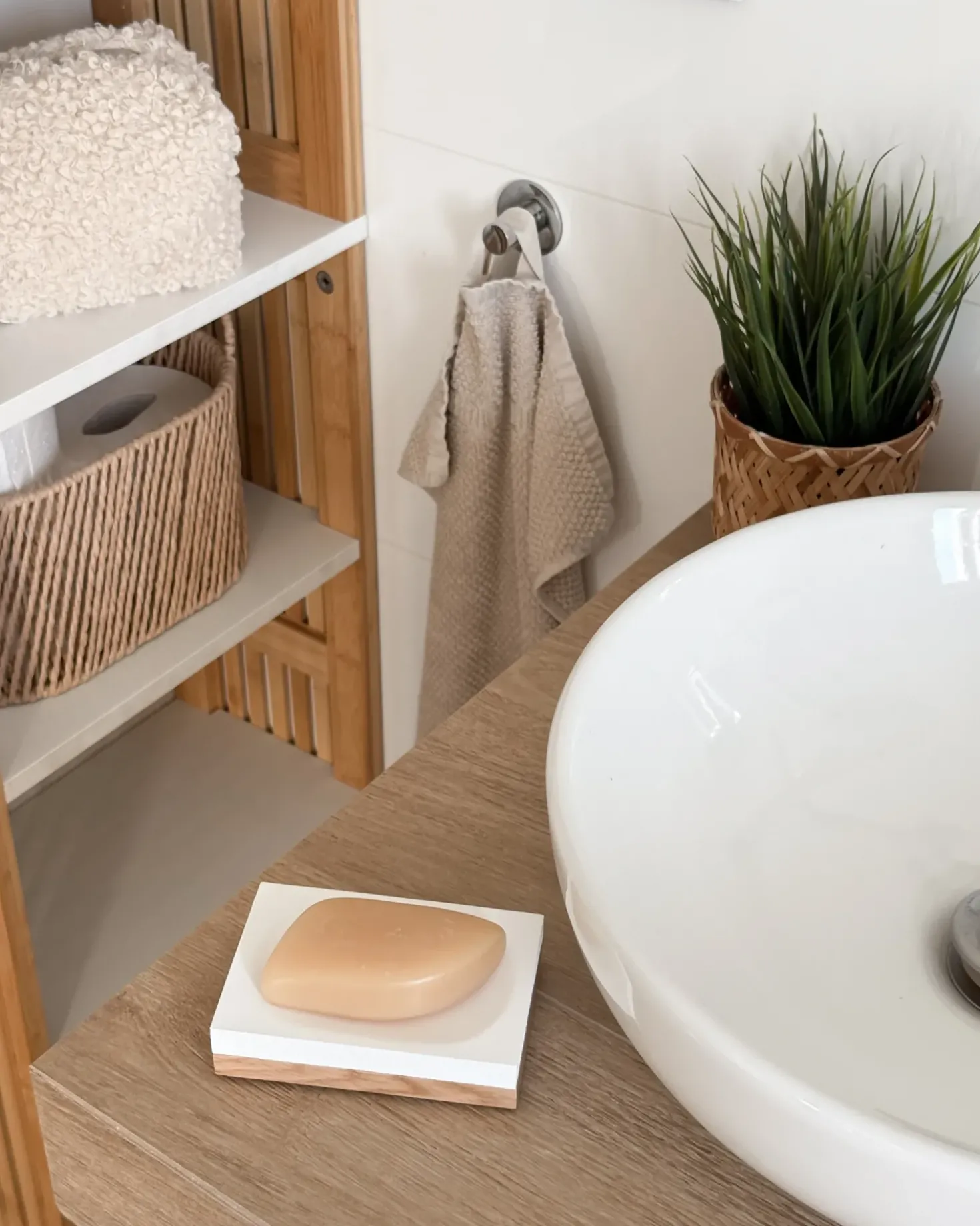Set da 5 accessori per il bagno TAPICHE Bianco